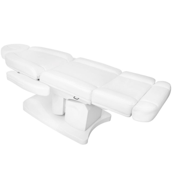 ActivShop FOTEL KOSMETYCZNY ELEKTR. AZZURRO 708A 4 SILN. BIAŁY